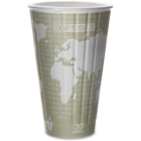 Eco-Products Cup, 16Oz Insulated, Lgn 600PK ECOEPBNHC16WD